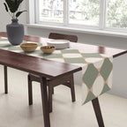 Retro Geometric Pattern VI Table Runner Gallery Image 2