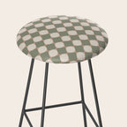 Retro Geometric Pattern VI Stool Gallery Image 2