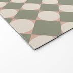 Retro Geometric Pattern VI Welcome Mat Gallery Image 2