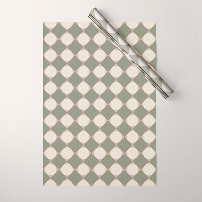Retro Geometric Pattern VI Wrapping Paper Gallery Image 1
