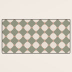 Retro Geometric Pattern VI Desk Mat Gallery Image 3