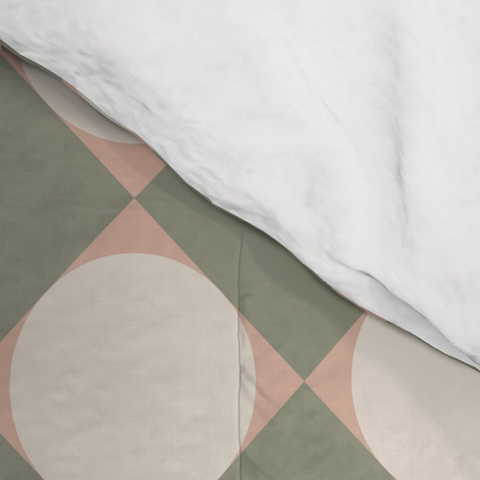 Retro Geometric Pattern VI Comforter Gallery Image 4