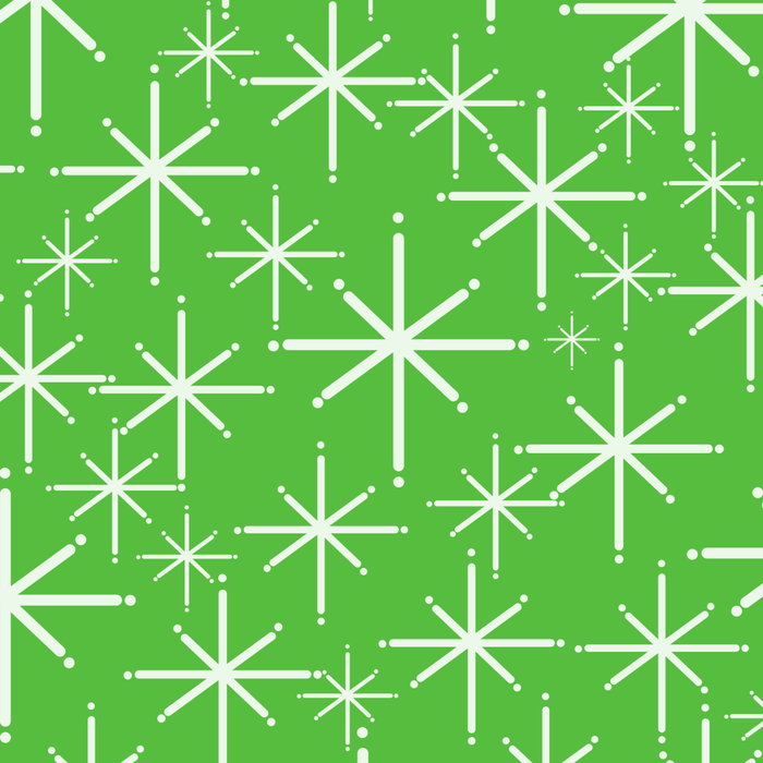 Lime Green Mid Century Modern Twinkling Stars Retro Atomic Pattern Coffee Mug Gallery Image 2