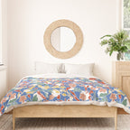Wild colorful flowery meadow B Duvet Cover Gallery Image 3