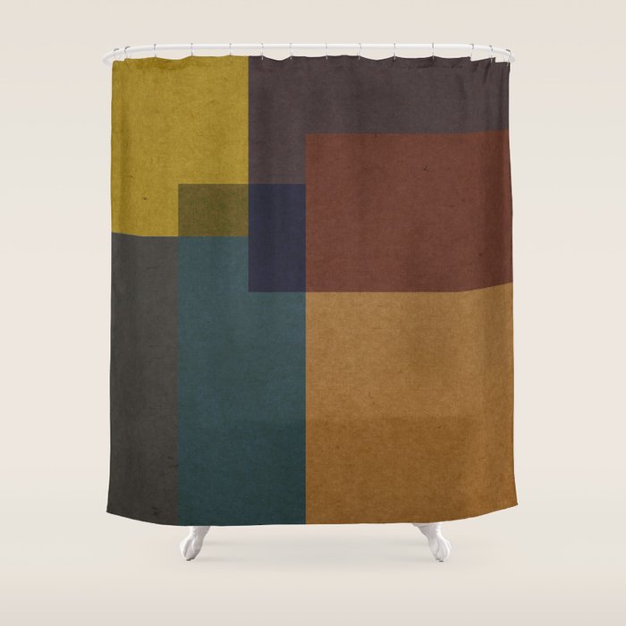  geometric texture 2 Shower Curtain Gallery Image 1