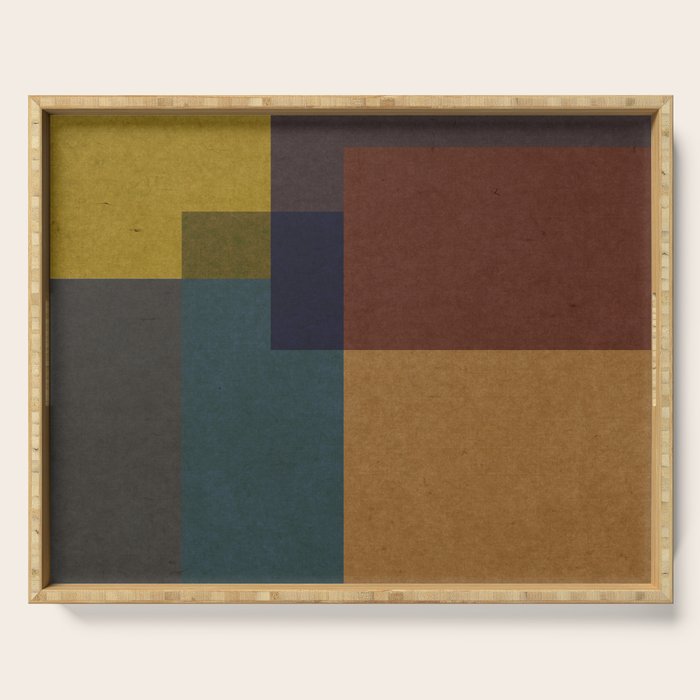  geometric texture 2 Serving Tray Gallery Image 1