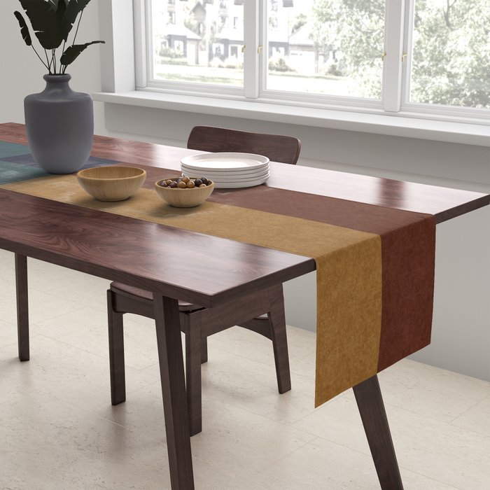  geometric texture 2 Table Runner Gallery Image 2
