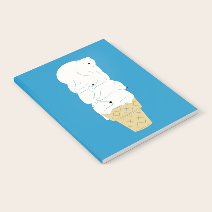 Polar Bear Ice Cream Notebook Gallery Image 2