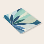 Blooming in Floral Blue and Green Notebook Gallery Image 2