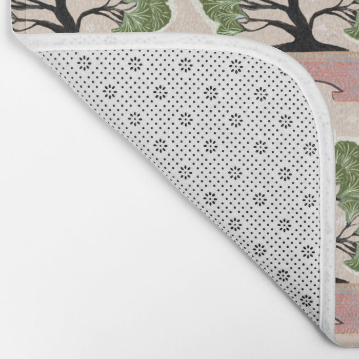 Bonsai in Pink and Green Bath Mat Gallery Image 2
