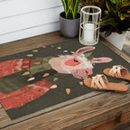 Festive Glow Llama Outdoor Rug Gallery Image 2
