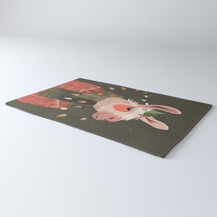 Festive Glow Llama Rug Gallery Image 3