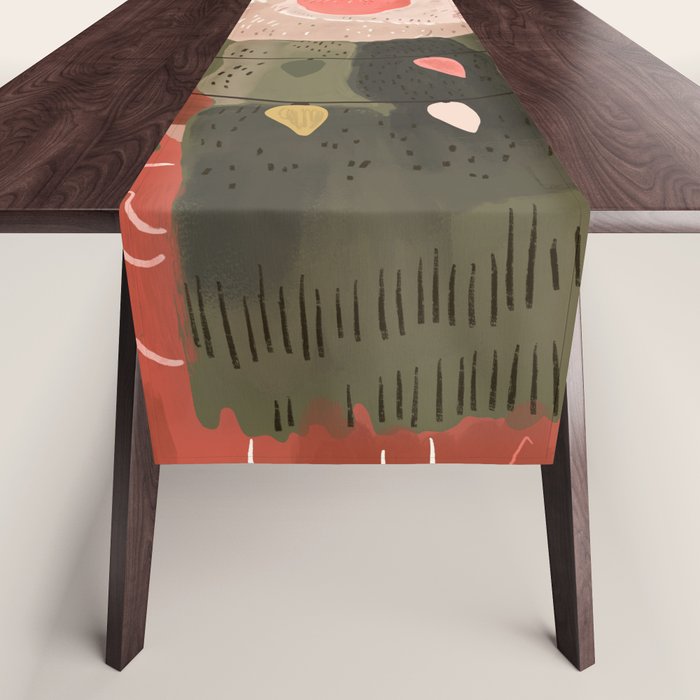 Festive Glow Llama Table Runner Gallery Image 1