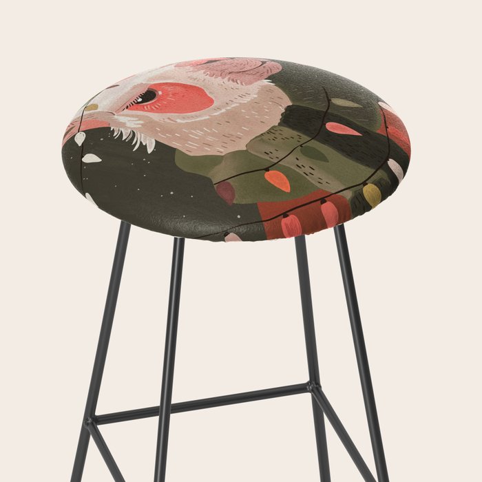 Festive Glow Llama Stool Gallery Image 2