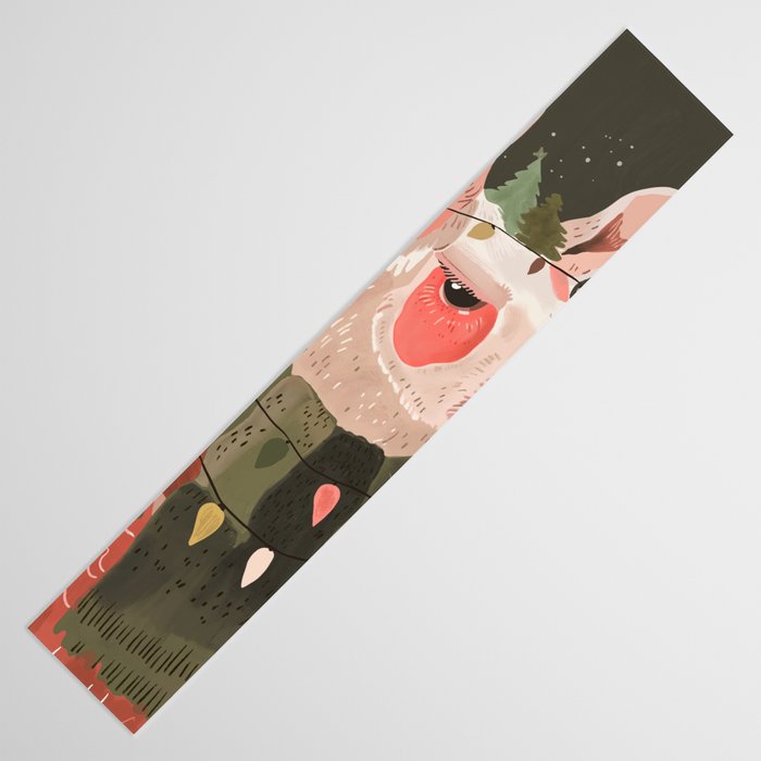 Festive Glow Llama Table Runner Gallery Image 3