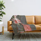 Festive Glow Llama Throw Blanket Gallery Image 1