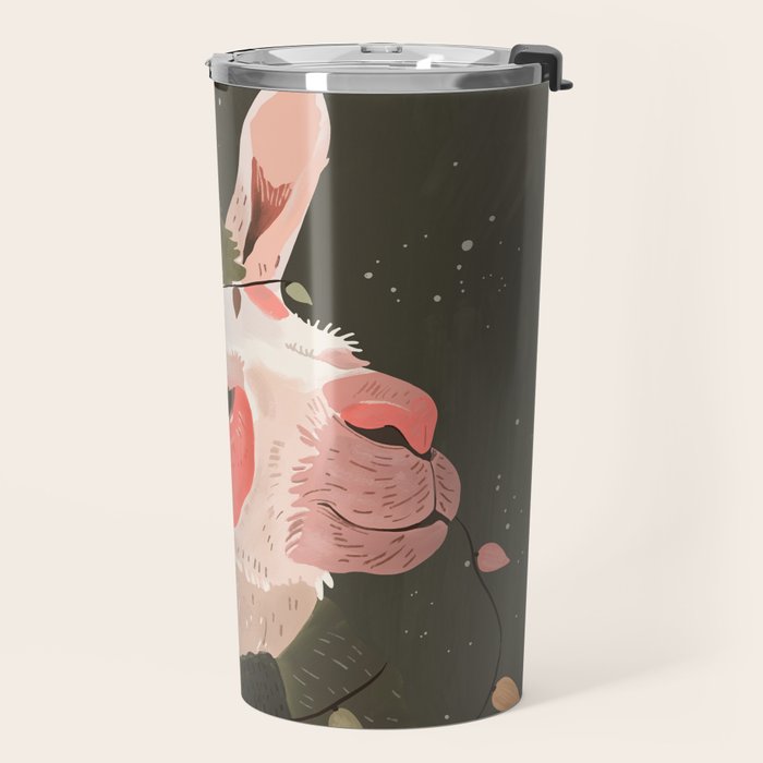 Festive Glow Llama Travel Mug Gallery Image 2
