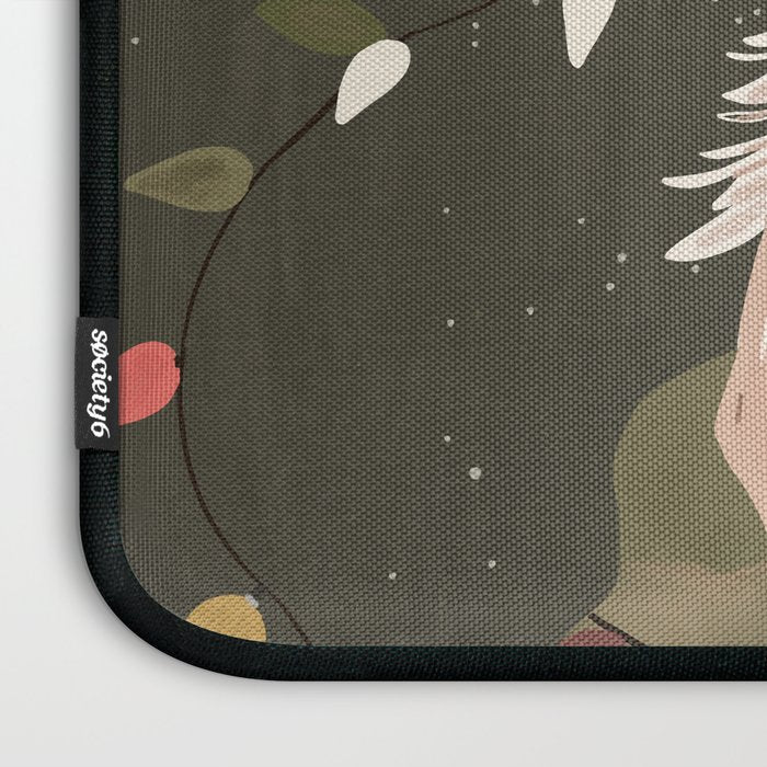 Festive Glow Llama Laptop Sleeve Gallery Image 3