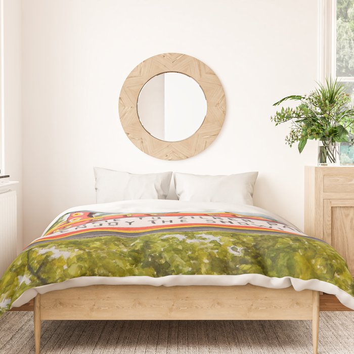ACL Music Fest Sign Duvet Cover Gallery Image 3