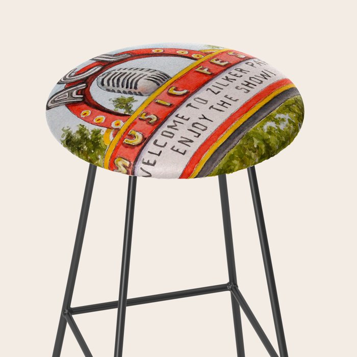 ACL Music Fest Sign Stool Gallery Image 2