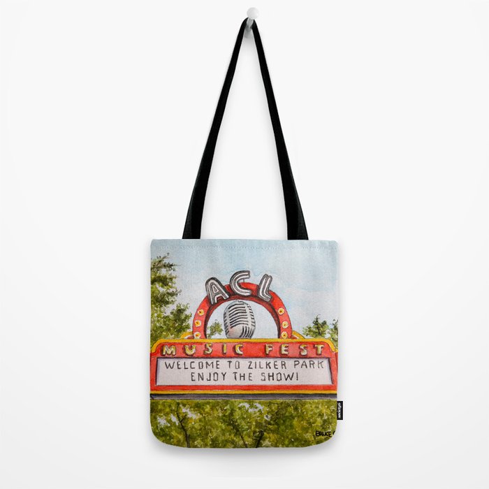 ACL Music Fest Sign Tote Bag Gallery Image 2