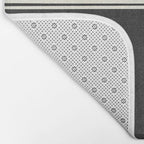 Band in Black and White Bath Mat Gallery Image 2