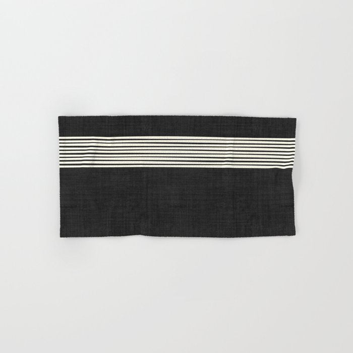 Band in Black and White Bath Towel Gallery Image 1