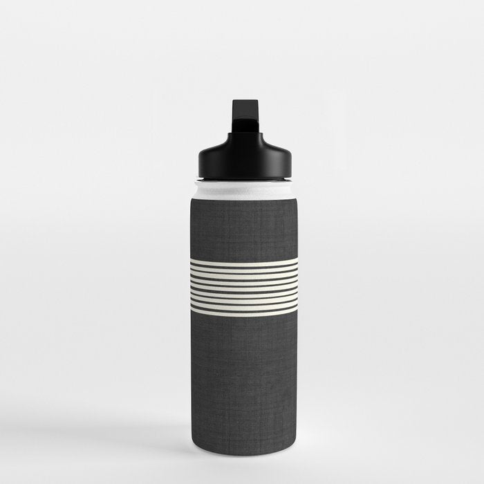 Band in Black and White Water Bottle Gallery Image 3