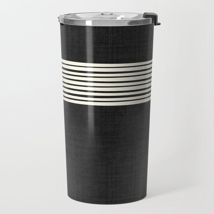 Band in Black and White Travel Mug Gallery Image 2