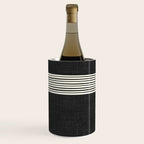 Band in Black and White Wine Chiller Gallery Image 3