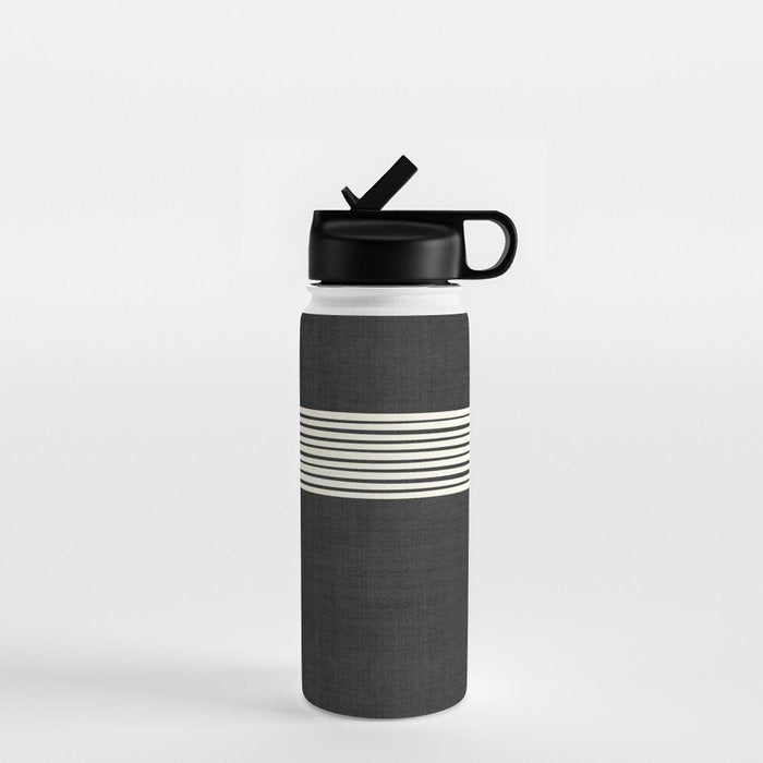 Band in Black and White Water Bottle Gallery Image 1