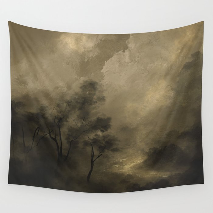Moody Woods Wall Tapestry Gallery Image 4
