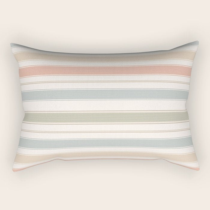 Desert Stripe Calm Rectangular Pillow Gallery Image 2