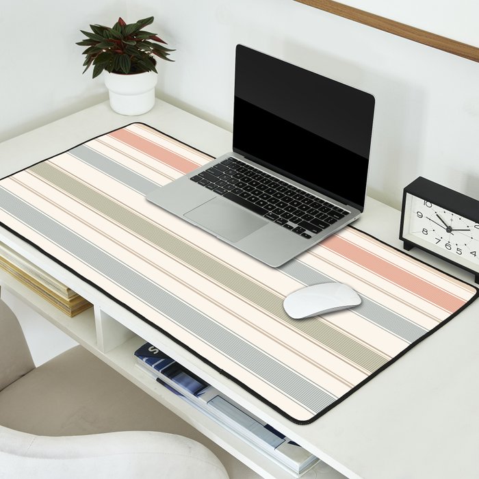 Desert Stripe Calm Desk Mat Gallery Image 2