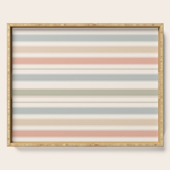 Desert Stripe Calm Serving Tray Gallery Image 1