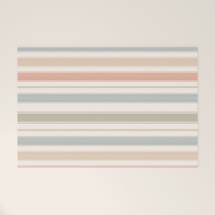 Desert Stripe Calm Welcome Mat Gallery Image 1