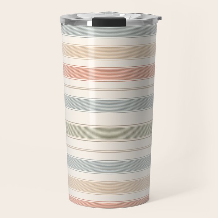 Desert Stripe Calm Travel Mug Gallery Image 1