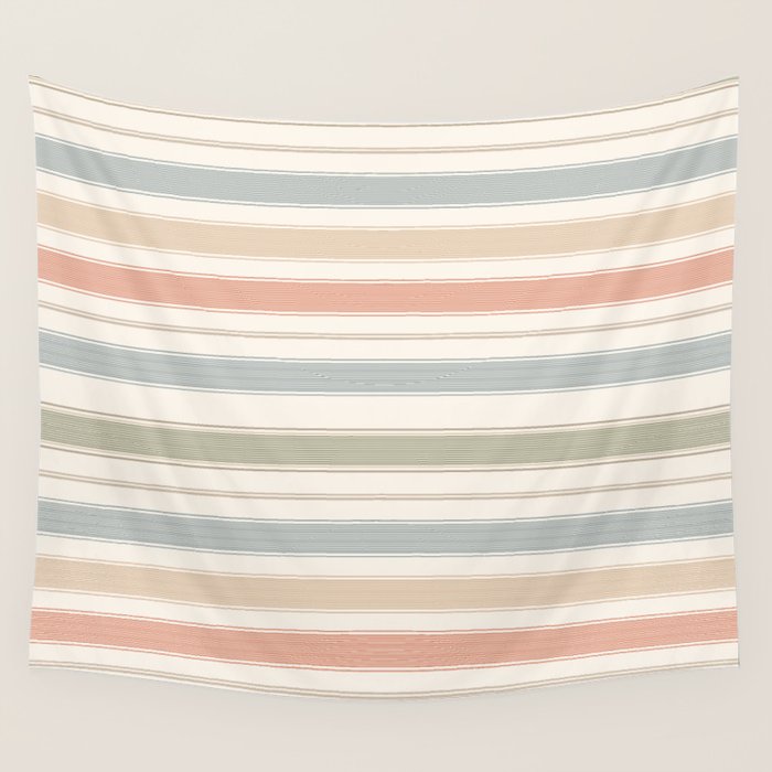 Desert Stripe Calm Wall Tapestry Gallery Image 4