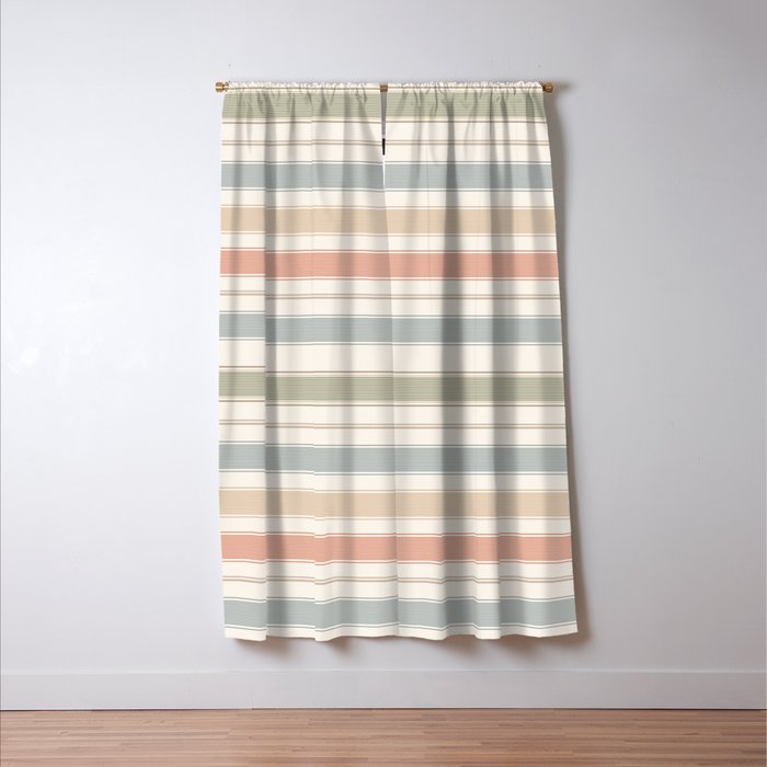 Desert Stripe Calm Window Curtain Gallery Image 3