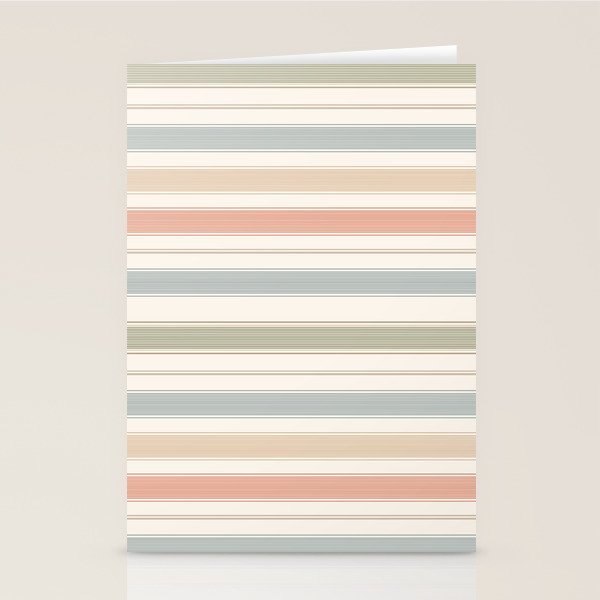 Desert Stripe Calm Stationery Card Gallery Image 2