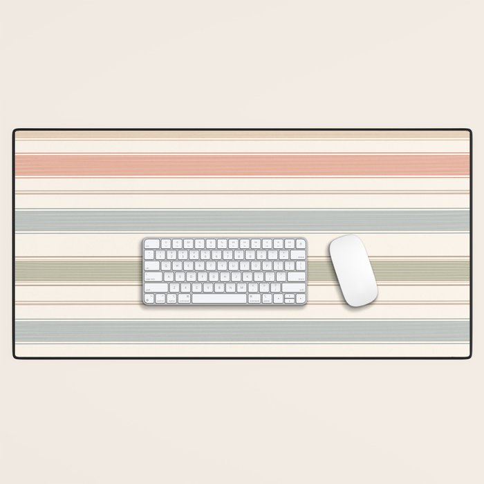 Desert Stripe Calm Desk Mat Gallery Image 1