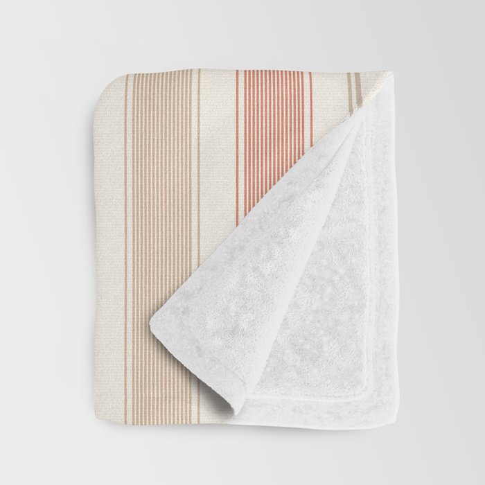 Desert Stripe Calm Throw Blanket Gallery Image 3