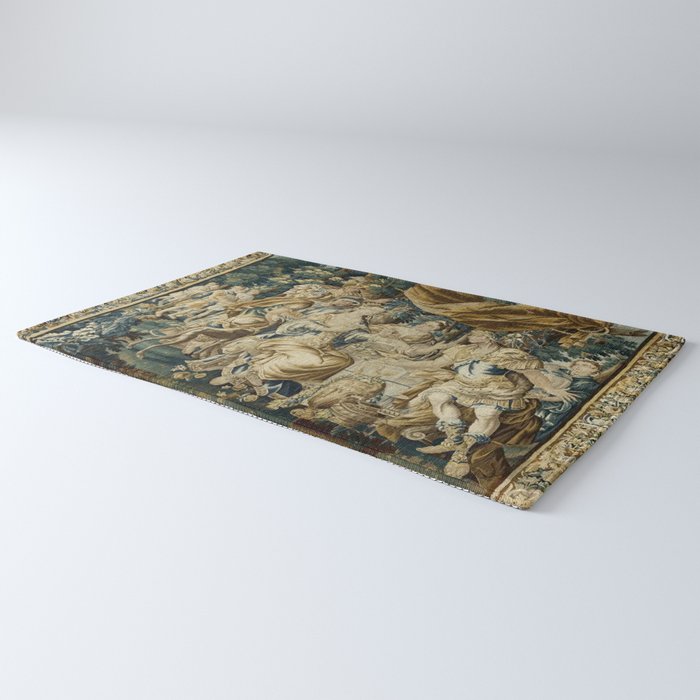 Antique 18th Century French Aubusson Cleopatra Banquet Tapestry  Rug Gallery Image 3