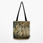 Antique 18th Century French Aubusson Cleopatra Banquet Tapestry  Tote Bag Gallery Image 2