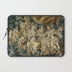 Antique 18th Century French Aubusson Cleopatra Banquet Tapestry  Laptop Sleeve Gallery Image 1