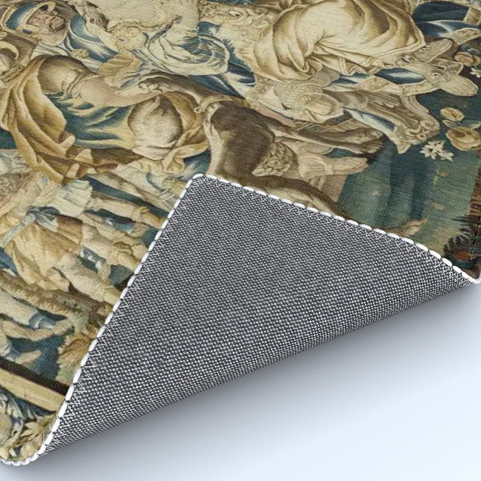 Antique 18th Century French Aubusson Cleopatra Banquet Tapestry  Rug Gallery Image 4