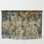 Antique 18th Century French Aubusson Cleopatra Banquet Tapestry  Wall Hanging Gallery Image 1