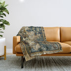 Antique 18th Century French Aubusson Cleopatra Banquet Tapestry  Throw Blanket Gallery Image 1