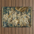 Antique 18th Century French Aubusson Cleopatra Banquet Tapestry  Outdoor Rug Gallery Image 1