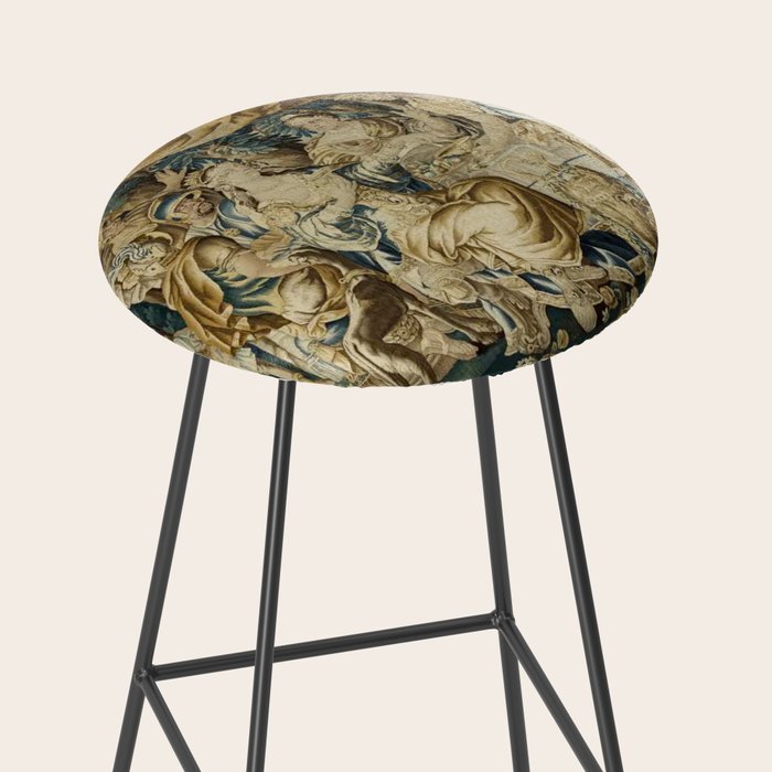 Antique 18th Century French Aubusson Cleopatra Banquet Tapestry  Stool Gallery Image 2